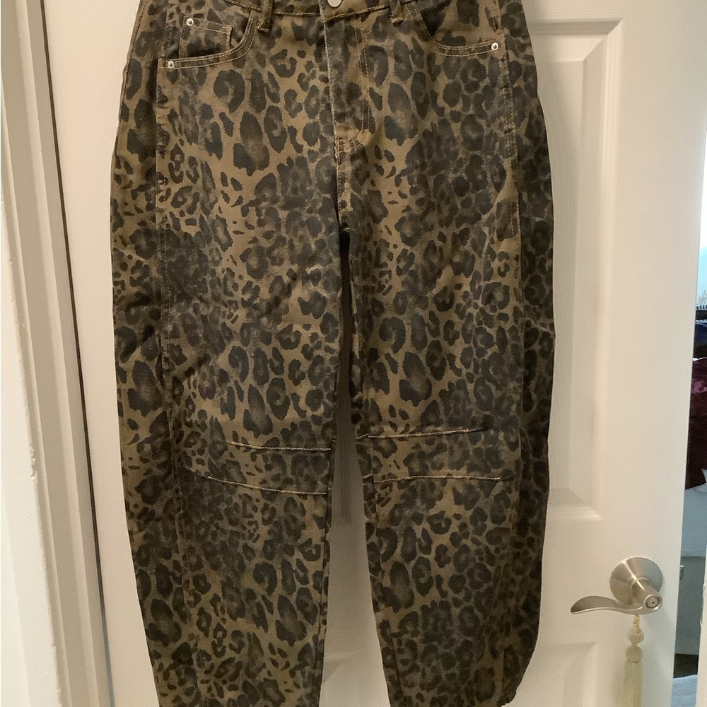 Leopard Print Women's Pants